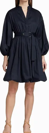 Elie Tahari Jane Belted Dress In Black