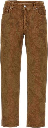 Etro Paisley Velvet Pants