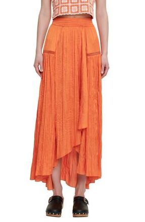 Maje Japra Maxi Skirt in Orange at Nordstrom Rack, Size 3 (Fits Like 8 Us) / 40 Eu