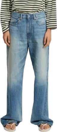 Denimist Teri Wide Leg Jean - Dames - Loose Fit Jeans - Blauw - W28 - Katoen - Jeans