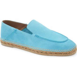 Tom Ford Finn Espadrille Loafer in Aqua Blue/Ecru at Nordstrom, Size 12Us