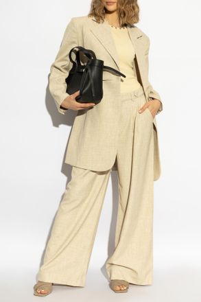 Gestuz Ribbed Top, Womens, Yellow