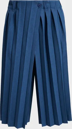 Homme Pliss&eacute; Issey Miyake Men & apos;s Edge Ensemble Pleated Trousers