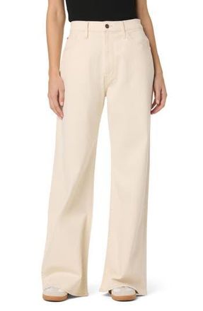 Hudson Jolene High Waist Wide Leg Jeans in Ecru at Nordstrom Rack, Size 29 X 32