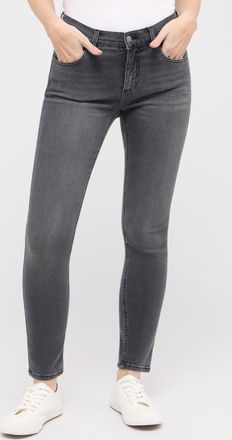 Angels Slim-fit-Jeans ANGELS SKINNY, Damen, Gr. 34, L&auml;nge 30, grau (grau used), Denim/Jeans, Obermaterial: 93% Baumwolle, 5% Polyester, 2% Elasthan, slim fit