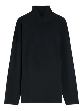 Christophe Lemaire Relaxed Mock Neck T-Shirt