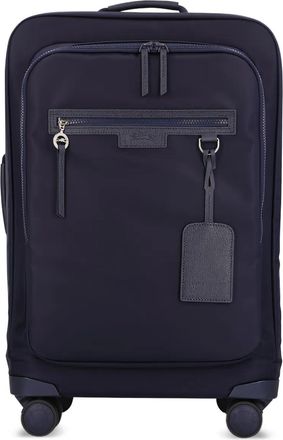 Longchamp Trolley con finiture in pelle - Blu