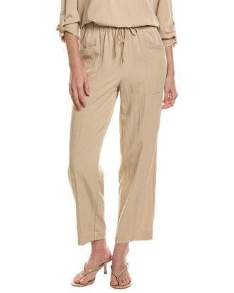 Anne Klein Pull-On Pocket Straight Ankle Pant