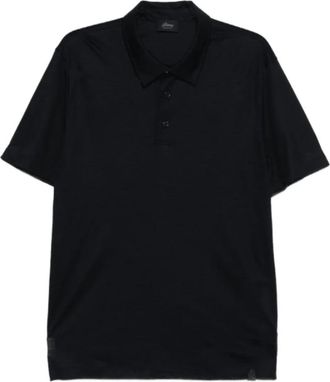 Brioni Graphic Print Polo Shirt - Heren - Polos - Zwart - L - Tops