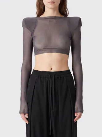 Rick Owens Top cropped fit in jersey