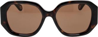 Chlo&eacute; Stijlvolle zonnebril voor modieuze uitstraling - unisex - Zonnebrillen - Bruin - ONE Size - Accessoires