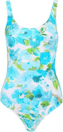 Chlo&eacute; One-Piece Swimsuit With Aquatic Flower Print