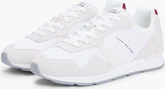 Tommy Hilfiger Mens Maxlite Mix Trainers in White Recycled Material - Size UK 10.5