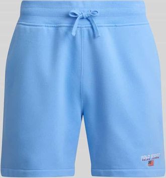 Polo Ralph Lauren Regular Fit Sweatshorts aus Baumwoll-Mix in Hellblau, Gr&ouml;&szlig;e XXL
