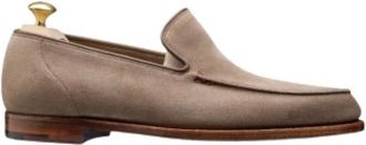 Crockett & Jones Schoenen - Heren - Loafers - Beige - 41 EU - Leer - Schoenen
