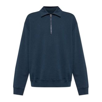 Zadig&Voltaire Heren, Sweatshirts & Hoodies, Blauw, Maat: XL Katoen