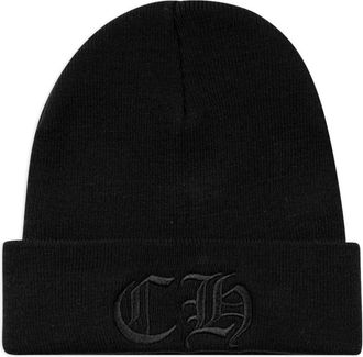 Chrome Hearts Muts met geborduurd logo - Zwart