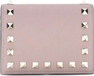 Valentino Garavani Cartera de Cuero Rockstud - Accessories - Mujer - Rosa - ONE SIZE