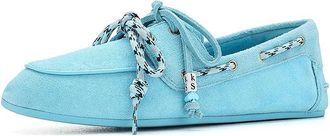 Kate Spade New York Know The Ropes Boat Shoes Womens Shoes Pristine Pool : 6.5 M, Suede