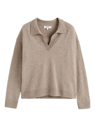 Chinti and Parker polo-collar sweater - women - Wool/Cashmere - 3L - Neutrals