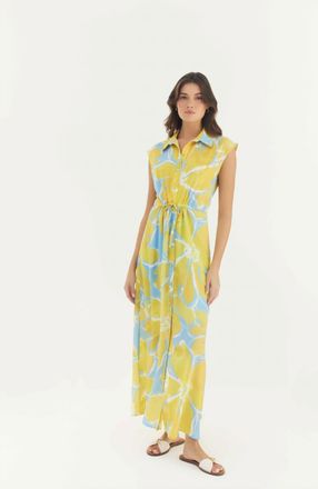 Hutch Layton Dress In Yellow