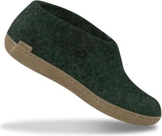 Glerups dk Slip-On met Natuurrubber Zool - Heren - Pantoffels - Groen - 40 EU - Wol - Schoenen
