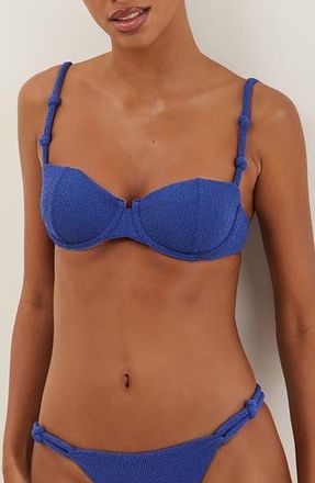 Vix Firenze Edie Nissi Bikini Top in Blue at Nordstrom Rack, Size Small