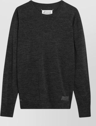 Maison Margiela grey wool blend sweater