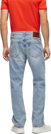 HUGO BOSS Mens Five Pocket Design Slim Fit Jeans in Medium Blue - Size 38W/32L