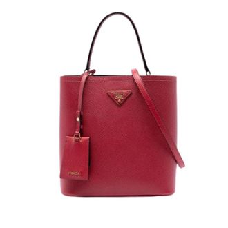 Prada Pre-owned Handbags, female, Red, Size: ONE SIZE Pre-owned Vintage Satchel