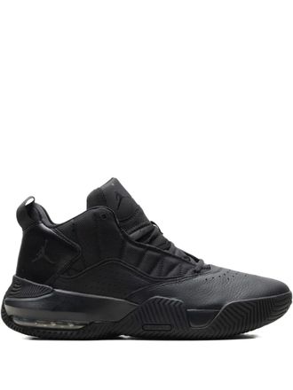 Nike Jordan high-top lace-up sneakers - Black