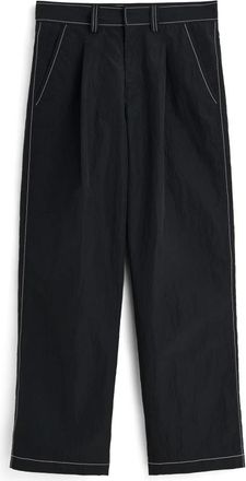 Soulland Aidan broek - unisex - Straight fit broeken - Zwart - Xl/2Xl - Nylon - Broeken