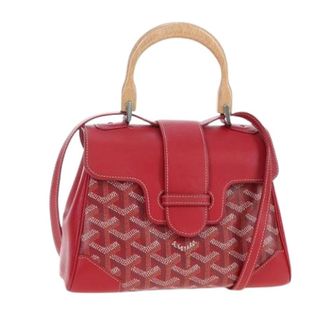 Goyard Pre-owned Vintage Hand Bag - Dames - Pre-owned - Rood - Maat: ONE Size Leer