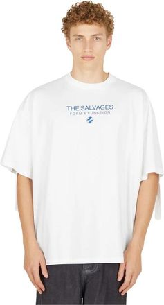 The Salvages Form & Function T-Shirt - Heren - Shirts - Wit - ONE Size - Katoen - Tops
