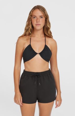 O'Neill Badeshorts ONEILL ESSENTIALS 12 SWIMSHORTS, Damen, Gr. L (40), N-Gr, schwarz (schwarz out), Obermaterial: 100% Polyester, Badehosen Badeshorts