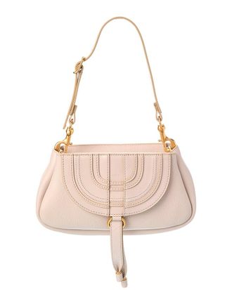 Chlo&eacute; Marcie Small Leather Hobo Bag