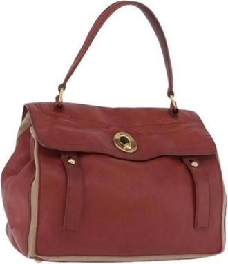 Saint Laurent Pre-owned Handbags, female, Red, Size: ONE SIZE Pre-owned Vintage Hand Bag