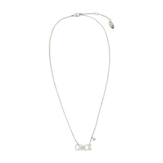 Vivienne Westwood Collana con Ciondolo Chaos - - Accessories - Donna - Grigio - ONE SIZE