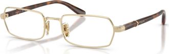 Vogue Eyewear 53mm Irregular optical glasses in Gold at Nordstrom