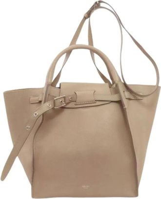 Celine Pre-owned Handbags, female, Beige, Size: ONE SIZE Pre-owned Vintage Handbag