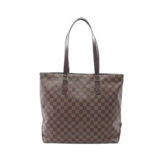Louis Vuitton Pre-owned Tote Bags, female, Brown, Size: ONE SIZE Pre-owned Cabas Mezzo Damier Tote Bag