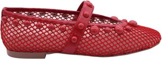 Bibi Lou Caspar - Dames - Ballerinas - Rood - 40 EU - Schoenen