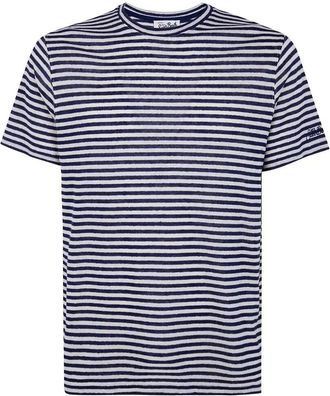 MC2 Saint Barth Stripes Linen T-Shirt