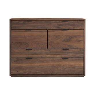 Tikamoon C&oacute;moda de nogal macizo