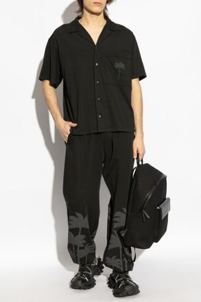 Palm Angels Sweatpants, Mens, Black