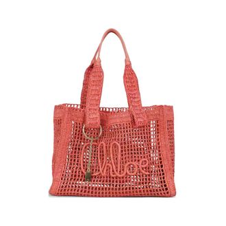Chlo&eacute; Raffia Banana Bag