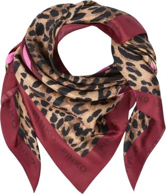 Pinko Pinko - Limbo Foulard - Dames - Accessoires - Veelkleurig - Maat: ONE Size Zijde