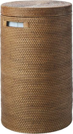 Aquanova Handgefertigter Design Wäschekorb Cino mit Deckel - Ingwer