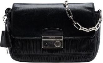 Prada Borsa a spalla in pelle Nappa Pre-owned - - Pre-owned - Donna - Nero - ONE SIZE