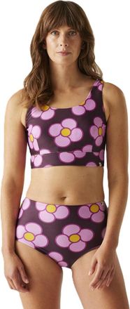 Regatta Womens/Ladies Orla Kiely Spinning Flower Reversible Bikini Set (16 UK) (Morello)